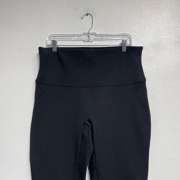 Spanx Black Pull On Ponte Knit Ankle Length Leggings Sz 1XL NWOT - Picture 3 of 13